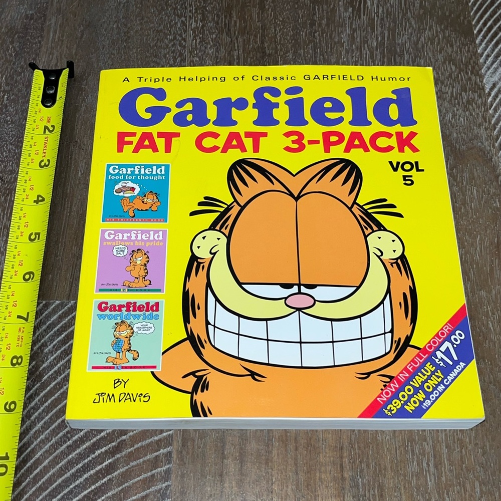 Garfield Fat Cat 3 Pack Comic Book Food For Thought Swallow His Pride Worldwide